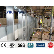 Alunewall A2 B1 grade Fireproof Aluminum Composite Panel for exterior wall panel/caldding wall